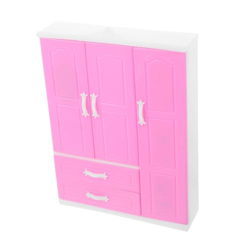 BESPORTBLE Mini Princess Garderobe Schrank für Puppe Mini-Kleiderschrank Puppenhaus Kleiderschrank unfertige Puppenhausmöbel Nachttische Dollhouse -Schubladenschrank Puppenmöbel Plastik Rosa BESPORTBLE Mini Princess Garderobe Schrank für Puppe Mini-Kleiderschrank Puppenhaus Kleiderschrank unfertige Puppenhausmöbel Nachttische Dollhouse -Schubladenschrank Puppenmöbel Plastik Rosa von BESPORTBLE