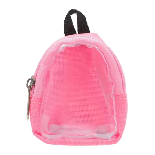 BESPORTBLE Miniatur Rucksack für Puppen Durchsichtiger Kleiner Rucksack Verstellbare Schultergurte für Puppenzubehör BESPORTBLE Miniatur Rucksack für Puppen Durchsichtiger Kleiner Rucksack Verstellbare Schultergurte für Puppenzubehör von BESPORTBLE