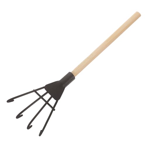 BESPORTBLE Mini Sandrechen Holzgriff Kleiner Gartenrechen Für Sandspielzeug Für Jungen Und Sandkasten Und Gartenarbeiten von BESPORTBLE