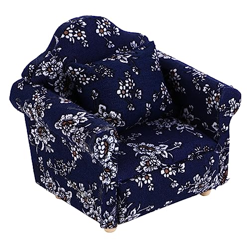 BESPORTBLE Mini Sofa Lustiges Puppenstubensofa Mit Kissen Mit Blumenmuster Für Puppenhaus Miniaturmöbel Für Kreatives BESPORTBLE Mini Sofa Lustiges Puppenstubensofa Mit Kissen Mit Blumenmuster Für Puppenhaus Miniaturmöbel Für Kreatives von BESPORTBLE