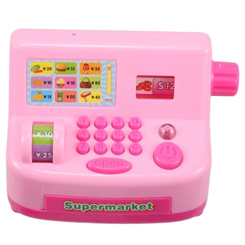 BESPORTBLE Mini Spielkasse für Simuliertes Lernspielzeug Mathematik und Rosa Kasse für Mädchen für Gruppenspiele und Kreative Rollenspiele BESPORTBLE Mini Spielkasse für Simuliertes Lernspielzeug Mathematik und Rosa Kasse für Mädchen für Gruppenspiele und Kreative Rollenspiele von BESPORTBLE