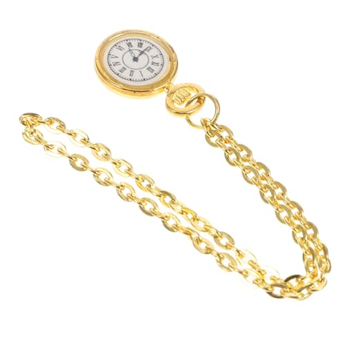 BESPORTBLE Mini Taschenuhr Für Puppenhaus Vintage Ornament Mit Kette Winzige Dekoration Für Mini Häuser Goldfarbene Puppenhaus Zubehör Für Kreative Spielwelten BESPORTBLE Mini Taschenuhr Für Puppenhaus Vintage Ornament Mit Kette Winzige Dekoration Für Mini Häuser Goldfarbene Puppenhaus Zubehör Für Kreative Spielwelten von BESPORTBLE