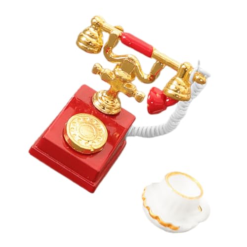 BESPORTBLE Mini Telefon Puppe Mini Telefon Puppenhaus Telefon Mini Telefon Für Puppen Puppenhaus Zubehör Telefon Requisite Puppenhaus Telefon Miniatur Puppenhaus Zubehör von BESPORTBLE