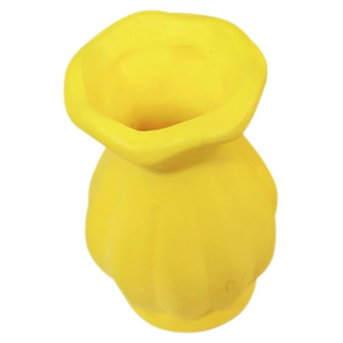 BESPORTBLE Mini Vase Für Puppenhaus Gelbe Tischdeko Langlebig Und Multifunktional Für Landschaften Und Puppenmöbel Dekoration BESPORTBLE Mini Vase Für Puppenhaus Gelbe Tischdeko Langlebig Und Multifunktional Für Landschaften Und Puppenmöbel Dekoration von BESPORTBLE