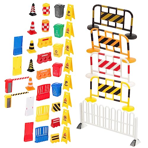BESPORTBLE Mini Verkehrsschilder Spielset aus Pädagogisches Lernspielzeug mit Langlebig und Vielseitig für Familien und zur Verkehrssicherheitsschulung von BESPORTBLE