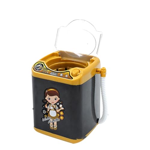 BESPORTBLE Mini Waschmaschine Elektrisch Simuliert ohne Batterie Mini Haushaltsgerät für Mädchen Realistische Drehfunktion Mobiles Rollenspiel Zubehör von BESPORTBLE