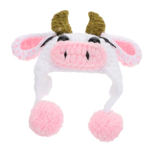 BESPORTBLE Mini-strickmütze, Puppe, Winzige Wintermütze Zum Basteln, Miniatur-puppenmütze, DIY-Handwerk, Stricken, Dekoration, Niedliche Mütze, Mini-mütze Für Puppenhaus-Ornamente von BESPORTBLE