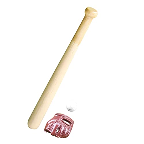 BESPORTBLE Miniatur Baseball mit Schläger Handschuh und Ball Dekorative Accessoires für Puppenhäuser Sicher und Kreativ für Sammler Zubehör für Mini Haus Szenen BESPORTBLE Miniatur Baseball mit Schläger Handschuh und Ball Dekorative Accessoires für Puppenhäuser Sicher und Kreativ für Sammler Zubehör für Mini Haus Szenen von BESPORTBLE