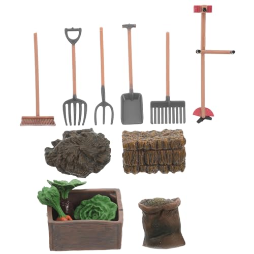 BESPORTBLE Miniatur Bauernhof Set mit Futter Gemüse Pflanzenszene und Zubehör Detailreiche Bauernhof Werkzeuge Spielset für Kleinkinder zum Einfachen Aufbauen BESPORTBLE Miniatur Bauernhof Set mit Futter Gemüse Pflanzenszene und Zubehör Detailreiche Bauernhof Werkzeuge Spielset für Kleinkinder zum Einfachen Aufbauen von BESPORTBLE