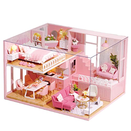 BESPORTBLE Miniatur DIY Holzhaus Bausatz Kreatives Kleines Modellhaus zum Selberbauen Langlebiges Puppenhaus für Familien und Freunde Kindgerecht Fördert Fantasie und Gemeinsames Basteln BESPORTBLE Miniatur DIY Holzhaus Bausatz Kreatives Kleines Modellhaus zum Selberbauen Langlebiges Puppenhaus für Familien und Freunde Kindgerecht Fördert Fantasie und Gemeinsames Basteln von BESPORTBLE