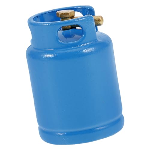 BESPORTBLE Miniatur Gastank für Puppenhaus Blaues Küchenzubehör für Mini Häuser Realistische Gasflasche für Kreative Rollenspiele Perfektes Accessoire für Mini Küchen und Dekoration von BESPORTBLE