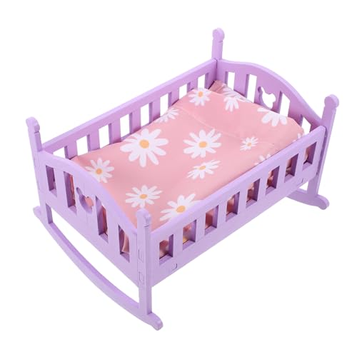 BESPORTBLE Miniatur Holz Babybett Modell Mini Puppenhaus Möbel Elegantes Mini Schlafzimmer Deko Stabiles Holz Realistische Miniatur Schlafzimmer Szene für Puppenhaus Zubehör BESPORTBLE Miniatur Holz Babybett Modell Mini Puppenhaus Möbel Elegantes Mini Schlafzimmer Deko Stabiles Holz Realistische Miniatur Schlafzimmer Szene für Puppenhaus Zubehör von BESPORTBLE