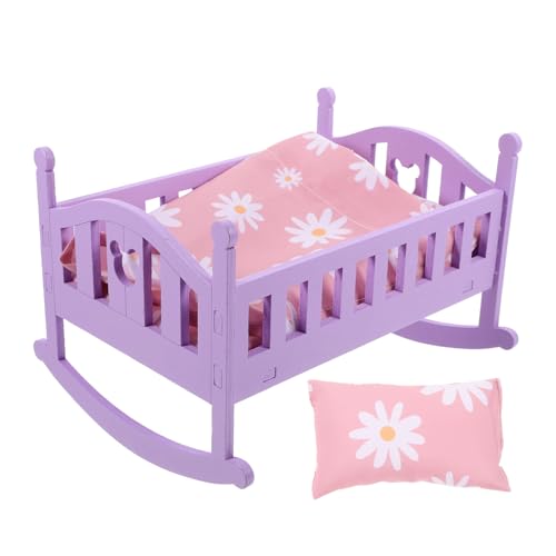 BESPORTBLE Miniatur Holz Babybett Modell Puppenhaus Möbel Realistische Miniatur für DIY Puppenhaus Dekoration Geeignet für Mini Haus Schlafzimmer Szenen BESPORTBLE Miniatur Holz Babybett Modell Puppenhaus Möbel Realistische Miniatur für DIY Puppenhaus Dekoration Geeignet für Mini Haus Schlafzimmer Szenen von BESPORTBLE