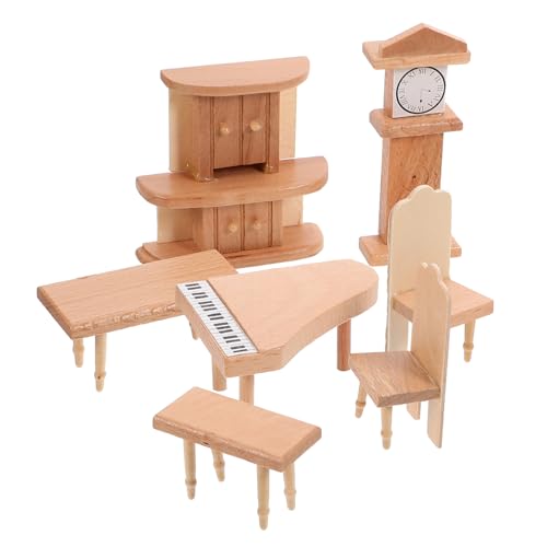 BESPORTBLE Miniatur Holz Puppenhaus Möbel Stabiles Wohnzimmer Lebendige Farben Glatte Verarbeitung für Mini Haus Rollenspiel und Kreatives für Familie und Freunde BESPORTBLE Miniatur Holz Puppenhaus Möbel Stabiles Wohnzimmer Lebendige Farben Glatte Verarbeitung für Mini Haus Rollenspiel und Kreatives für Familie und Freunde von BESPORTBLE