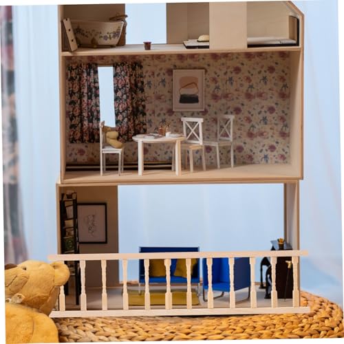 BESPORTBLE Miniatur Holzgeländer Puppenhaus Zubehör DIY Miniaturhaus Zaun Treppengeländer für Puppenfamilie und Mini Puppen Handgefertigt Naturbelassen für Puppenhaus Dekoration BESPORTBLE Miniatur Holzgeländer Puppenhaus Zubehör DIY Miniaturhaus Zaun Treppengeländer für Puppenfamilie und Mini Puppen Handgefertigt Naturbelassen für Puppenhaus Dekoration von BESPORTBLE