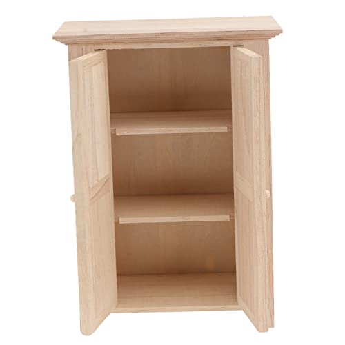 BESPORTBLE Miniatur Holzschrank aus Eichenholz Kreatives Puppenhaus Möbel DIY Accessoire für Erwachsene Detailreich Gestaltetes Miniaturmöbel für Puppenhaus Dekoration BESPORTBLE Miniatur Holzschrank aus Eichenholz Kreatives Puppenhaus Möbel DIY Accessoire für Erwachsene Detailreich Gestaltetes Miniaturmöbel für Puppenhaus Dekoration von BESPORTBLE