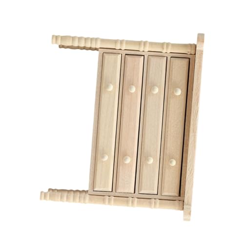 BESPORTBLE Miniatur Holzschrank mit Schubladen Puppenhausmöbel Naturholz Modellmöbel Kompakter Aufbewahrungsschrank für Puppenhaus Dekoration und DIY BESPORTBLE Miniatur Holzschrank mit Schubladen Puppenhausmöbel Naturholz Modellmöbel Kompakter Aufbewahrungsschrank für Puppenhaus Dekoration und DIY von BESPORTBLE