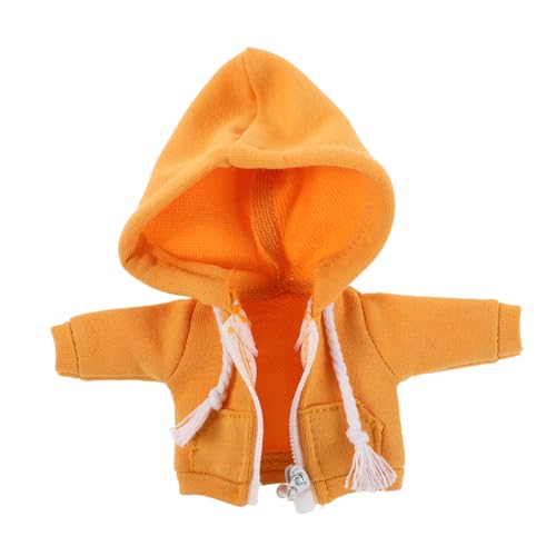BESPORTBLE Miniatur Hoodie für Puppen Süßes Gelbes Outfit für DIY Spiel und Bastelarbeiten für Puppenliebhaber und Zubehör Passend für Bjd Dolls von BESPORTBLE