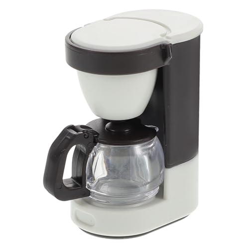 BESPORTBLE Miniatur Kaffeemaschine Puppenhaus Zubehör für Kreative Küchenspiele für Simuliertes Kaffeekochen Kompaktem Design für Miniaturküchen für Mädchen von BESPORTBLE