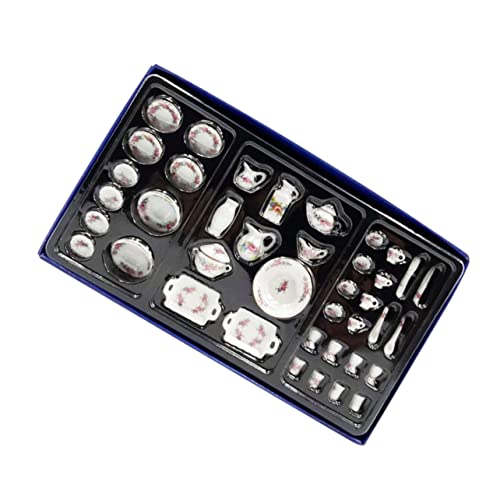 BESPORTBLE Miniatur Keramik Geschirr Set für Puppenhaus Küchenzubehör Detailgetreues Handbemaltes Mini Tischservice Lebensechte Rollenspiel Accessoires für Puppenhaus Dekoration BESPORTBLE Miniatur Keramik Geschirr Set für Puppenhaus Küchenzubehör Detailgetreues Handbemaltes Mini Tischservice Lebensechte Rollenspiel Accessoires für Puppenhaus Dekoration von BESPORTBLE