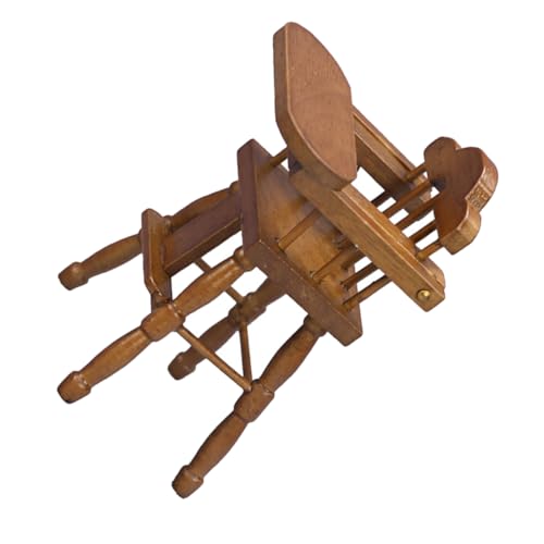 BESPORTBLE Miniatur Kinderhochstuhl aus Holz Detailreich Handgefertigt Stabile Puppenhaus Dekoration Kompakt und Leicht für Rollenspiele und Mikro Szenerien für Junge Mädchen und Kreative BESPORTBLE Miniatur Kinderhochstuhl aus Holz Detailreich Handgefertigt Stabile Puppenhaus Dekoration Kompakt und Leicht für Rollenspiele und Mikro Szenerien für Junge Mädchen und Kreative von BESPORTBLE