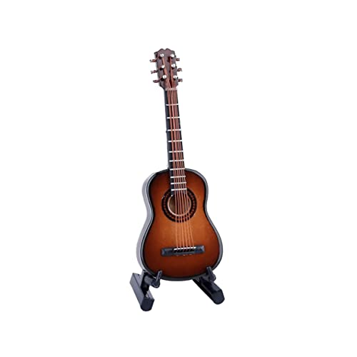 BESPORTBLE Miniatur Klassische Holz Gitarre mit Aufbewahrungsbox und Ständer Realistische Desktop Deko Handgefertigtes Gitarrenmodell als zur Abschlussfeier Puppenhaus Zubehör BESPORTBLE Miniatur Klassische Holz Gitarre mit Aufbewahrungsbox und Ständer Realistische Desktop Deko Handgefertigtes Gitarrenmodell als zur Abschlussfeier Puppenhaus Zubehör von BESPORTBLE