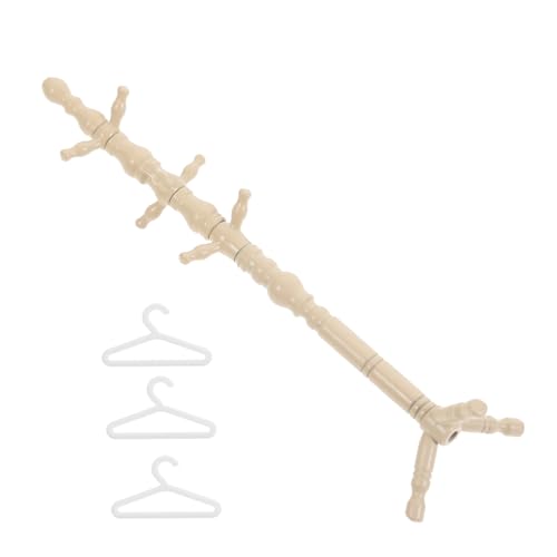 BESPORTBLE Miniatur Kleiderständer für Puppen Stabiler Puppenhaus Kleiderbügel für Aufbewahrung von Puppenkleidung für Weihnachten und Geburtstage BESPORTBLE Miniatur Kleiderständer für Puppen Stabiler Puppenhaus Kleiderbügel für Aufbewahrung von Puppenkleidung für Weihnachten und Geburtstage von BESPORTBLE