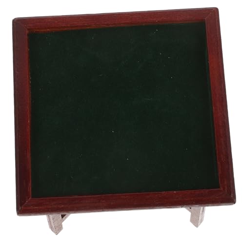 BESPORTBLE Miniatur-Mahjong-Tisch Aus Kunststoff Für Puppenhaus-DIY Simulationstisch Für Requisiten Kleiner Tisch Für Sammler Und Enthusiasten von BESPORTBLE