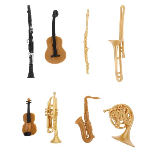 BESPORTBLE Miniatur Musikinstrumente Set mit Saxophon Trompete Violine Flöte Gitarre Liebevoll Gestaltete Puppenhaus Deko Tragbar und Geschützt Vielseitig für Musiker und Sammler BESPORTBLE Miniatur Musikinstrumente Set mit Saxophon Trompete Violine Flöte Gitarre Liebevoll Gestaltete Puppenhaus Deko Tragbar und Geschützt Vielseitig für Musiker und Sammler von BESPORTBLE