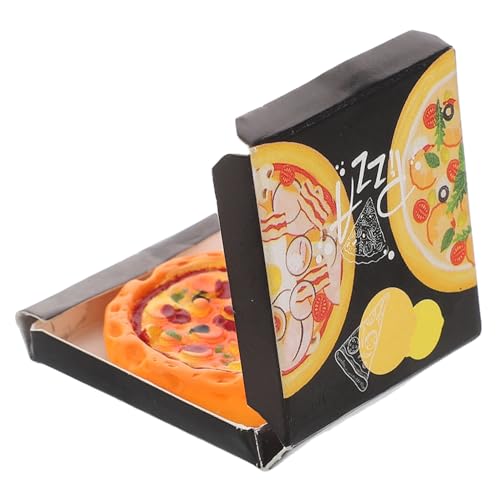 BESPORTBLE Miniatur Pizza mit Box Puppenhaus Zubehör Realistische Miniatur Lebensmittel Requisiten Handgefertigt Dekorativ Geschenkidee für Sammler BESPORTBLE Miniatur Pizza mit Box Puppenhaus Zubehör Realistische Miniatur Lebensmittel Requisiten Handgefertigt Dekorativ Geschenkidee für Sammler von BESPORTBLE