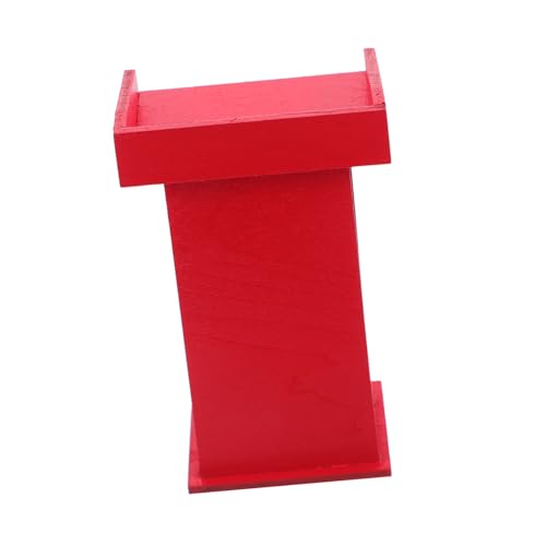 BESPORTBLE Miniatur-Podium-Modell, Puppenhausmöbel Aus Holz, Realistische Rednerplattform Für Pädagogische Modelle Und Kreatives Spielen von BESPORTBLE