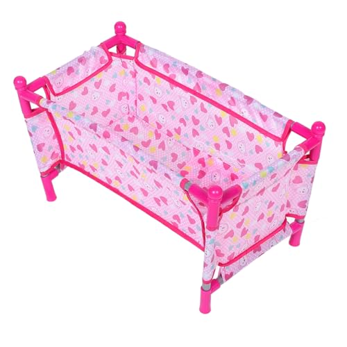 BESPORTBLE Miniatur Puppenbett aus Stilvolle Babypuppe Schlafbett Einzigartiges Design für Puppenhaus Möbel Dekoration Rollenspiel Geeignet BESPORTBLE Miniatur Puppenbett aus Stilvolle Babypuppe Schlafbett Einzigartiges Design für Puppenhaus Möbel Dekoration Rollenspiel Geeignet von BESPORTBLE