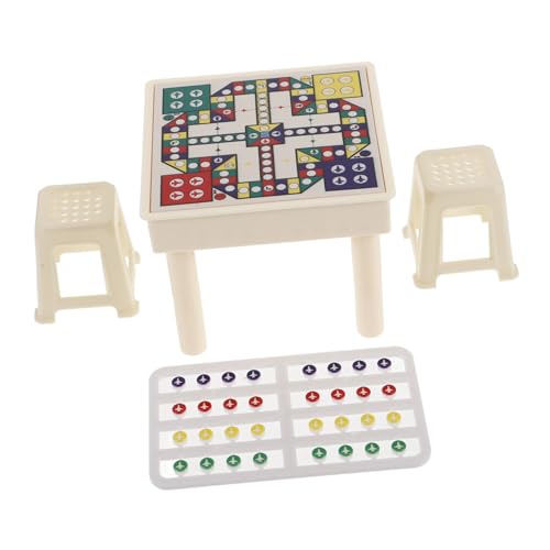 BESPORTBLE Miniatur Puppenhaus Bausatz mit Zubehör für Fliegendes Schach Tisch Stühlen und Würfeln Kreatives für Erwachsene für Heimdekoration und Spielspaß BESPORTBLE Miniatur Puppenhaus Bausatz mit Zubehör für Fliegendes Schach Tisch Stühlen und Würfeln Kreatives für Erwachsene für Heimdekoration und Spielspaß von BESPORTBLE