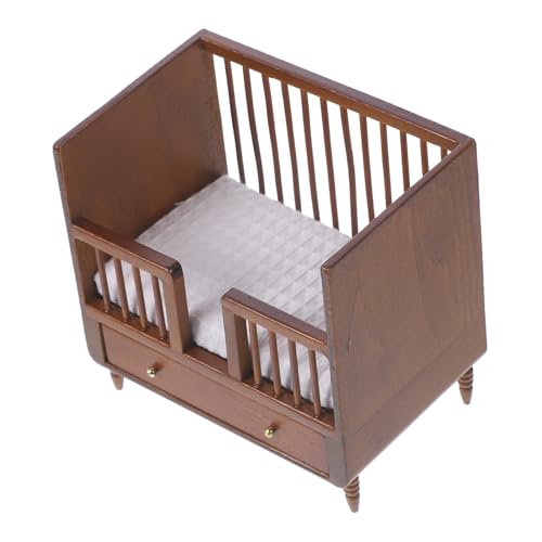 BESPORTBLE Miniatur Puppenhaus Bett Modell Holz Spielzeugbett mit Praktischem Design Dekoratives Zubehör für Kinderzimmer und Rollenspiele für Puppen und Miniaturen BESPORTBLE Miniatur Puppenhaus Bett Modell Holz Spielzeugbett mit Praktischem Design Dekoratives Zubehör für Kinderzimmer und Rollenspiele für Puppen und Miniaturen von BESPORTBLE