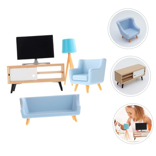 BESPORTBLE Miniatur Puppenhaus Möbel Teilig mit Tv Schrank Tv Zwei Sofas und Tischlampe Klassische Wohnzimmer Dekoration Robustes für Mini Haus und Fotorequisiten BESPORTBLE Miniatur Puppenhaus Möbel Teilig mit Tv Schrank Tv Zwei Sofas und Tischlampe Klassische Wohnzimmer Dekoration Robustes für Mini Haus und Fotorequisiten von BESPORTBLE
