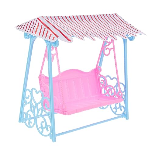 BESPORTBLE Miniatur Puppenhaus Schaukel Zubehör Dekoratives Spielhaus Accessoire Stabile Simulation Multifunktionale Puppendeko für Kinderzimmer und Fotografie von BESPORTBLE