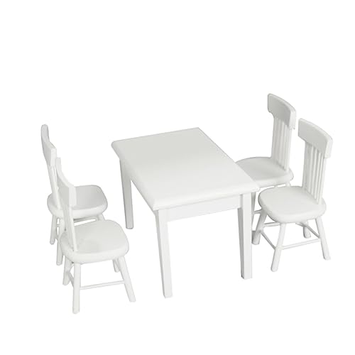 BESPORTBLE Miniatur Puppenhausmöbel Set Teilig aus Natürlichem Holz Miniatur Tisch und Stühle für Spielhaus Zubehör mit Glatter Oberfläche und Elegantem Design für DIY Mini Haus Dekoration BESPORTBLE Miniatur Puppenhausmöbel Set Teilig aus Natürlichem Holz Miniatur Tisch und Stühle für Spielhaus Zubehör mit Glatter Oberfläche und Elegantem Design für DIY Mini Haus Dekoration von BESPORTBLE