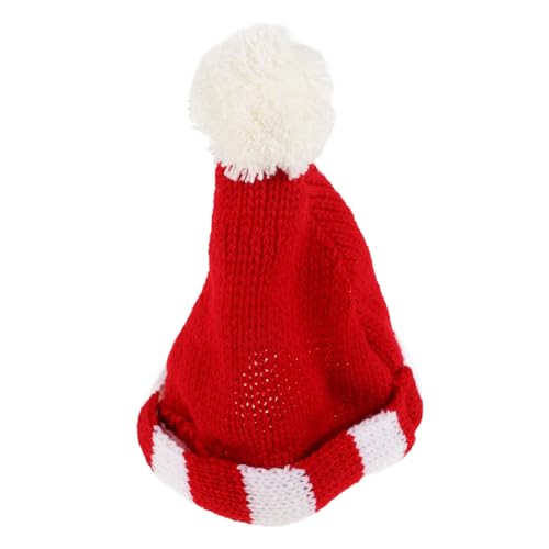 BESPORTBLE Miniatur Puppenhut Strickmütze aus Wolle Süßes DIY Zubehör für kleine Puppen Kleine Gestrickte Mütze als Dekorative Accessoires und Bastelmaterial für Puppenkleidung von BESPORTBLE