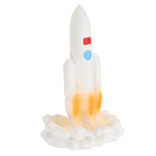 BESPORTBLE Miniatur Raketenfigur Detailreiches Weltraum Modell Terrarien Deko Kleines Party Geschenk Kreatives Wohnaccessoire für Weltraumfans von BESPORTBLE