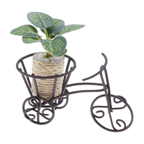 BESPORTBLE Miniatur Retro Dreirad Blumenständer aus Schmiedeeisen Kompakter Metall Pflanzkorb für Puppenhaus Gartendekor Stabiler Indoor Outdoor Blumentopf Halter für Sukkulenten und Bonsai BESPORTBLE Miniatur Retro Dreirad Blumenständer aus Schmiedeeisen Kompakter Metall Pflanzkorb für Puppenhaus Gartendekor Stabiler Indoor Outdoor Blumentopf Halter für Sukkulenten und Bonsai von BESPORTBLE