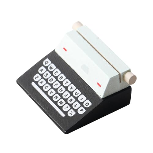 BESPORTBLE Miniatur Retro Schreibmaschine Dekorative Figur für Fotografie Modell für Puppenzubehör und Wohnkultur für Wohnzimmer Schlafzimmer und Büro von BESPORTBLE