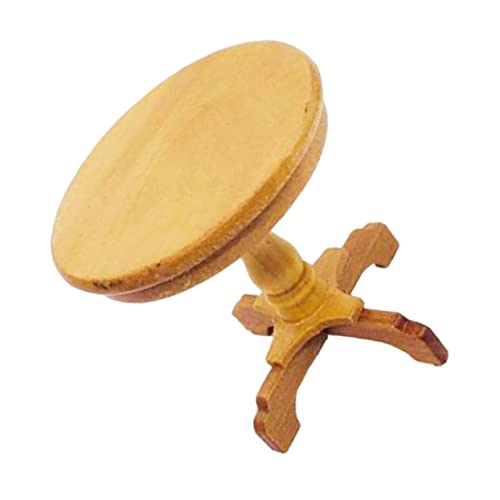 BESPORTBLE Miniatur Runder Holztisch aus Hochwertigem Holz Detailgetreues Modell für Puppenhaus Vielseitige Dekoration für DIY und Geschenkidee für Bastelliebhaber BESPORTBLE Miniatur Runder Holztisch aus Hochwertigem Holz Detailgetreues Modell für Puppenhaus Vielseitige Dekoration für DIY und Geschenkidee für Bastelliebhaber von BESPORTBLE