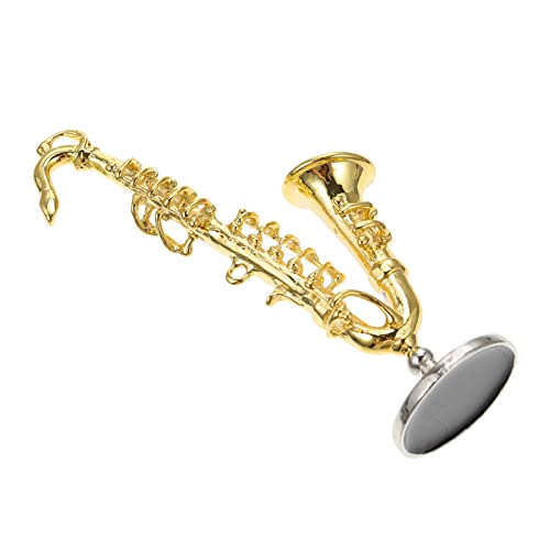 BESPORTBLE Miniatur Saxophon Modell für Puppenhausdekoration Simuliertes Musikinstrument für Sammler und Fotografie für Kreative Projekte und Lehrmaterialien BESPORTBLE Miniatur Saxophon Modell für Puppenhausdekoration Simuliertes Musikinstrument für Sammler und Fotografie für Kreative Projekte und Lehrmaterialien von BESPORTBLE