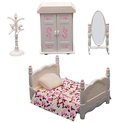 BESPORTBLE Miniatur Schlafzimmer Möbel Set Realistische Puppenhaus Dekoration Kompakte Leicht Verarbeitung Geeignet für Miniatur Landschaft Puppenhaus Zubehör BESPORTBLE Miniatur Schlafzimmer Möbel Set Realistische Puppenhaus Dekoration Kompakte Leicht Verarbeitung Geeignet für Miniatur Landschaft Puppenhaus Zubehör von BESPORTBLE