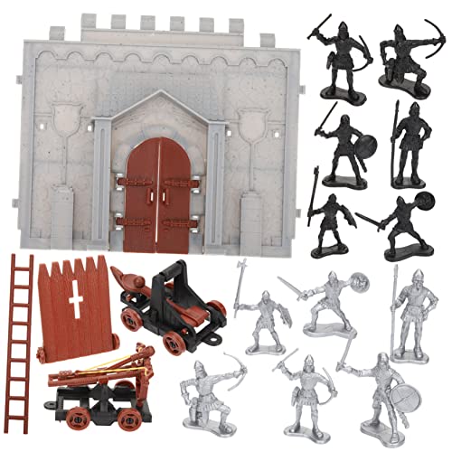 BESPORTBLE Miniatur Soldaten Modellbausatz Burg Spielset mit Figuren Fahrzeugen Detailreiches DIY für Fördert Kreativität und Fantasie BESPORTBLE Miniatur Soldaten Modellbausatz Burg Spielset mit Figuren Fahrzeugen Detailreiches DIY für Fördert Kreativität und Fantasie von BESPORTBLE