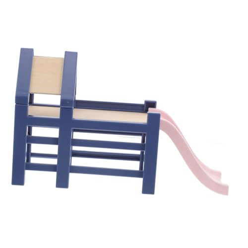 BESPORTBLE Miniatur Spielplatz Rutsche für Puppenhaus Vielseitiges Holzspielzeug für Kreatives Rollenspiel für Kinderzimmer und Kindergarten Sicher und Fördert die Fantasie von BESPORTBLE