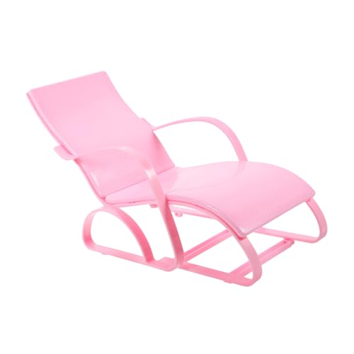 BESPORTBLE Miniatur Strandstuhl Leichtes Robustes Puppenmöbel aus Langlebigem Kompakt und Platzsparend als für Mädchen und Jungen Dekoratives Strandstuhl Accessoire für Puppenhaus von BESPORTBLE