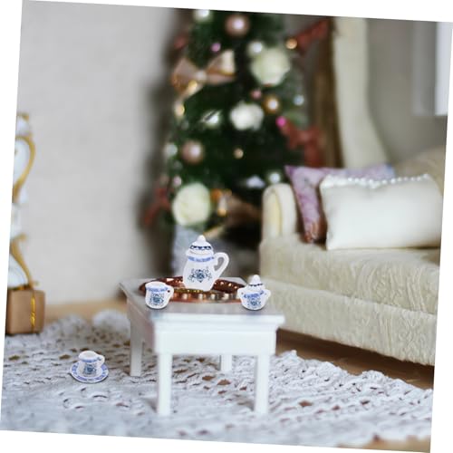 BESPORTBLE Miniatur Teeservice Blau mit Teekanne und Tasse Puppenhaus Zubehör für Mini Haus Dekoration und Miniaturszene Langlebig und Farbbeständig BESPORTBLE Miniatur Teeservice Blau mit Teekanne und Tasse Puppenhaus Zubehör für Mini Haus Dekoration und Miniaturszene Langlebig und Farbbeständig von BESPORTBLE