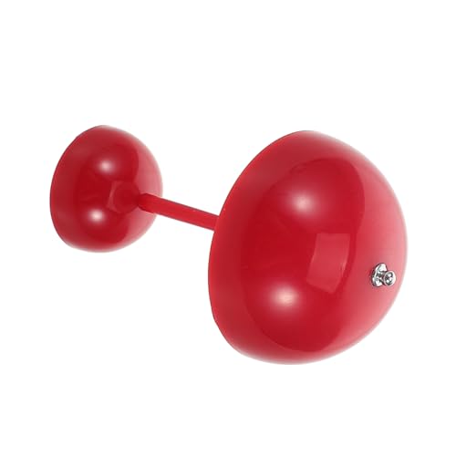 BESPORTBLE Miniatur Tischlampe Vintage Stil Mini LED Lampe Puppenhaus Beleuchtung Dekoration Rotes Modell Ohne Batterie Charmante Mini Lampe Für Puppenhaus Realistische Kleine von BESPORTBLE