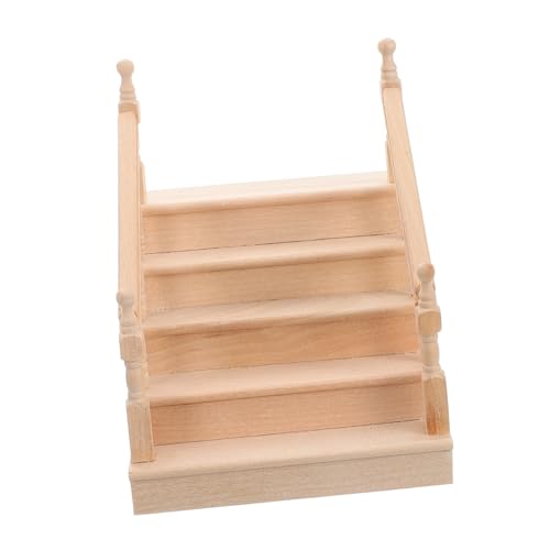 BESPORTBLE Miniatur Treppe für Puppenhäuser Detailliertes Möbelzubehör für Kreative Projekte und Fotografie für Spielzimmer und Bastelarbeiten von BESPORTBLE
